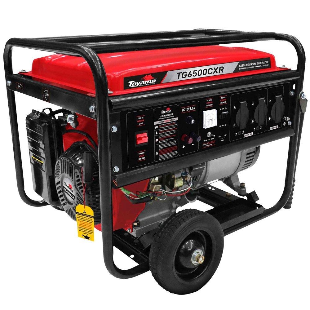 Gerador Gasolina 4T 389CC 6kVA Bivolt Mono Manual - Toyama