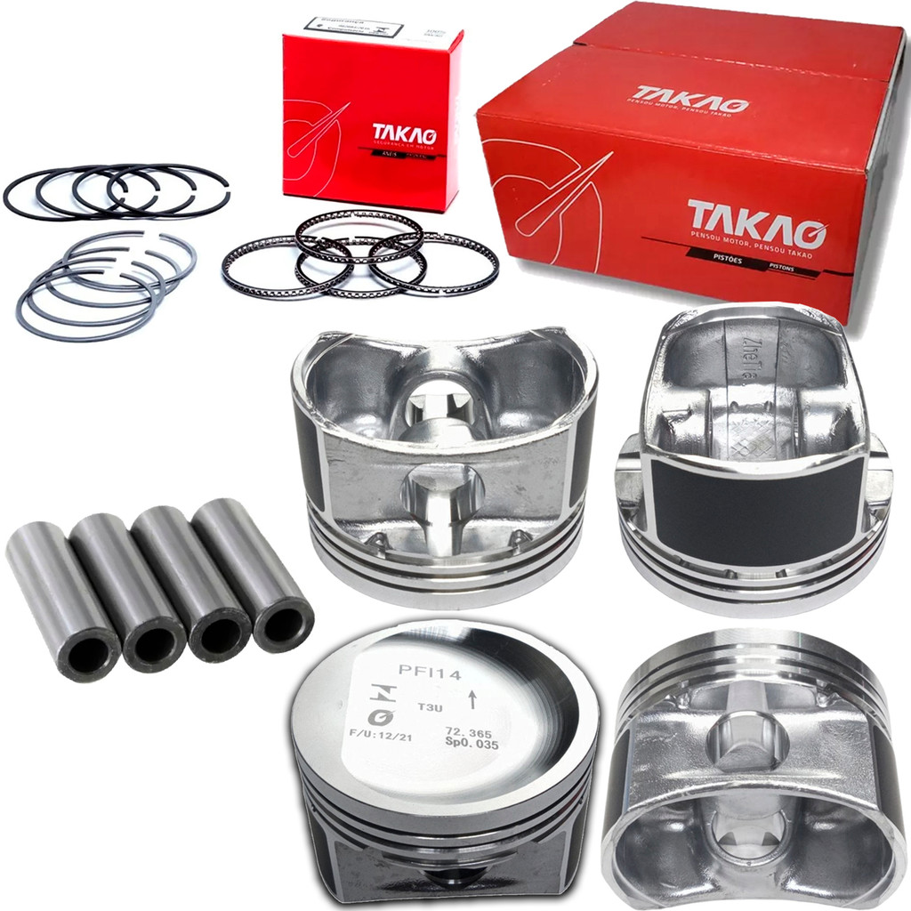 Jogo Pistao Com Aneis Palio Siena Strada Idea Doblo Punto 1.4 8v Fire Flex em Oferta na Shopee