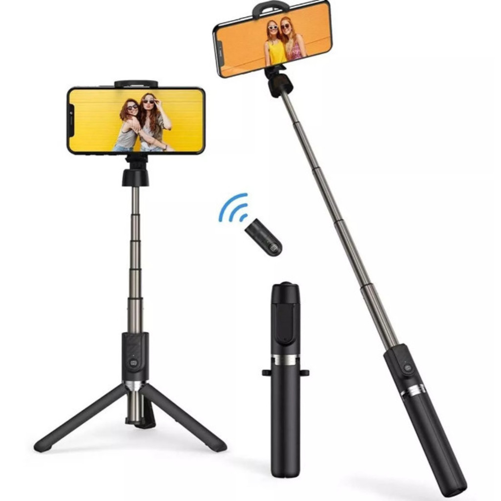 Bastão Pau de Selfie Bluetooth Retrátil suporte tripé para celular Mini 360º Pau De Selfie — imagem 2 de 2