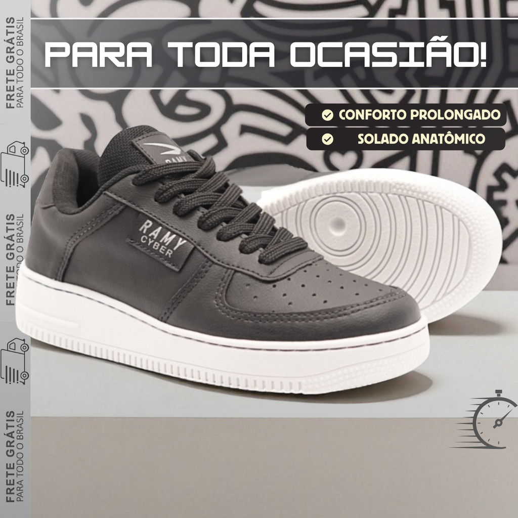 Tênis Masculino e Feminino - Conforto e Estilo Moderno - Numeração 33 ao 43 - Desconto Imperdível em Oferta na Shopee