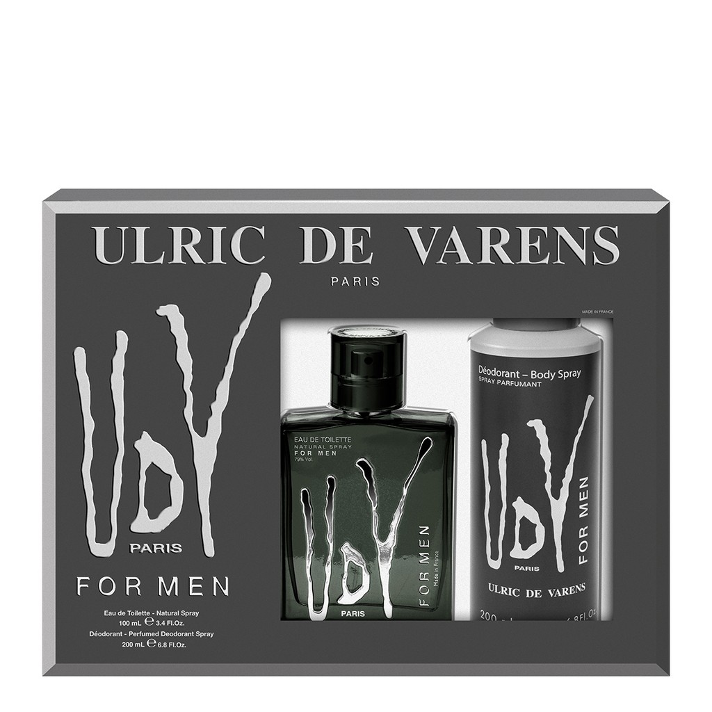 Kit Perfume Ulric de Varens UDV For Men 100ml + Desodorante  200ml - Masculino