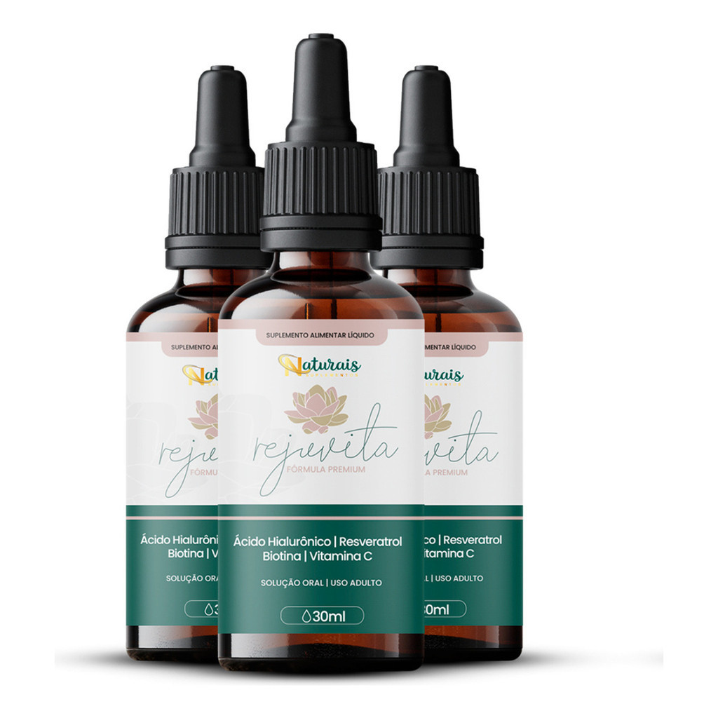 3x Rejuvita 30ml Original - Fórmula Oficial - Envio Hoje em Oferta na Shopee