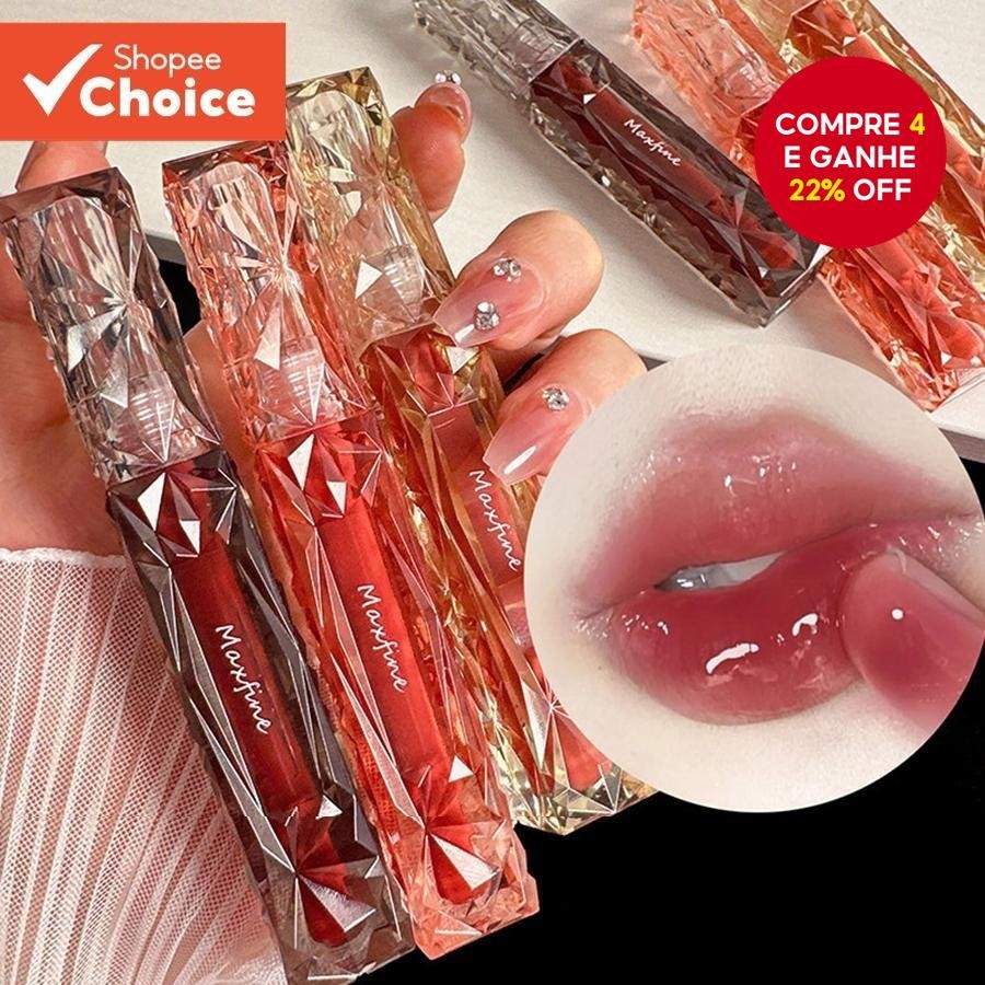 Lip Glaze Cor Hidratante Duradouro Não Desbotamento À Prova D'água Cosméticos Labiais Femininos