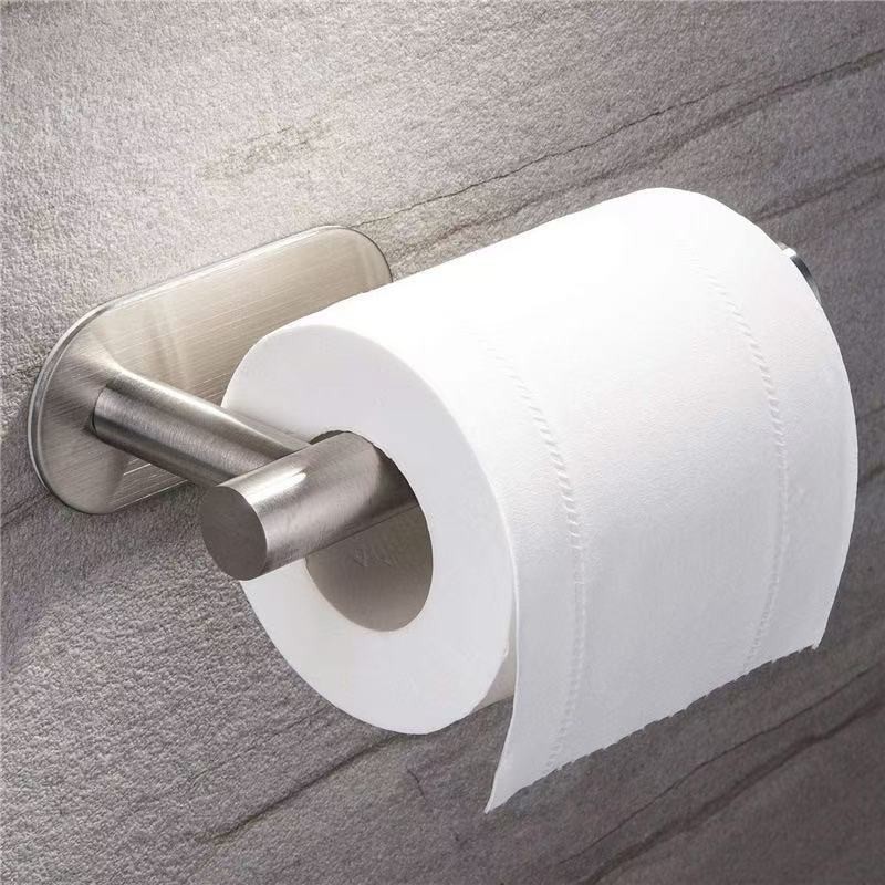 1/2/3 PEÇAS Porta-Papel Higiênico de Parede Aço Inoxidável 304 Sem Perfuração Banheiro/Cozinha