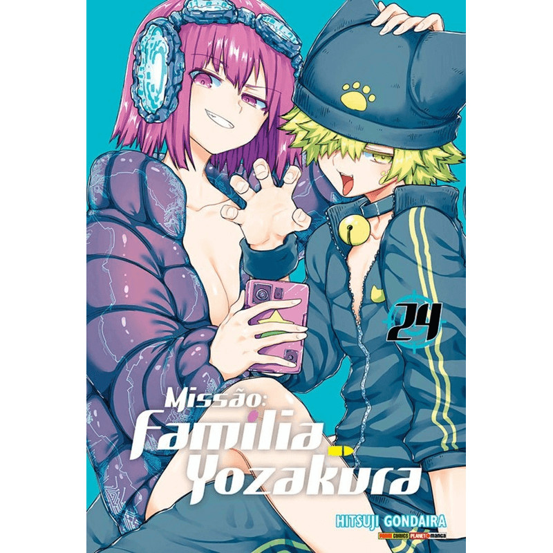 Capa do livro Mangá - Missão: família Yozakura vol. 24 - por Hitsuji Gondaira - Editora Panini