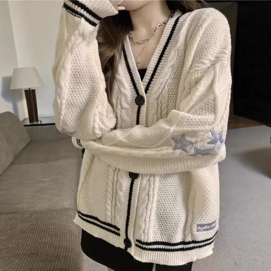 Folclore  Outono e inverno Cardigan Taylor Swift Blusa De Lã  Grosso  Preguiçoso vento suéter