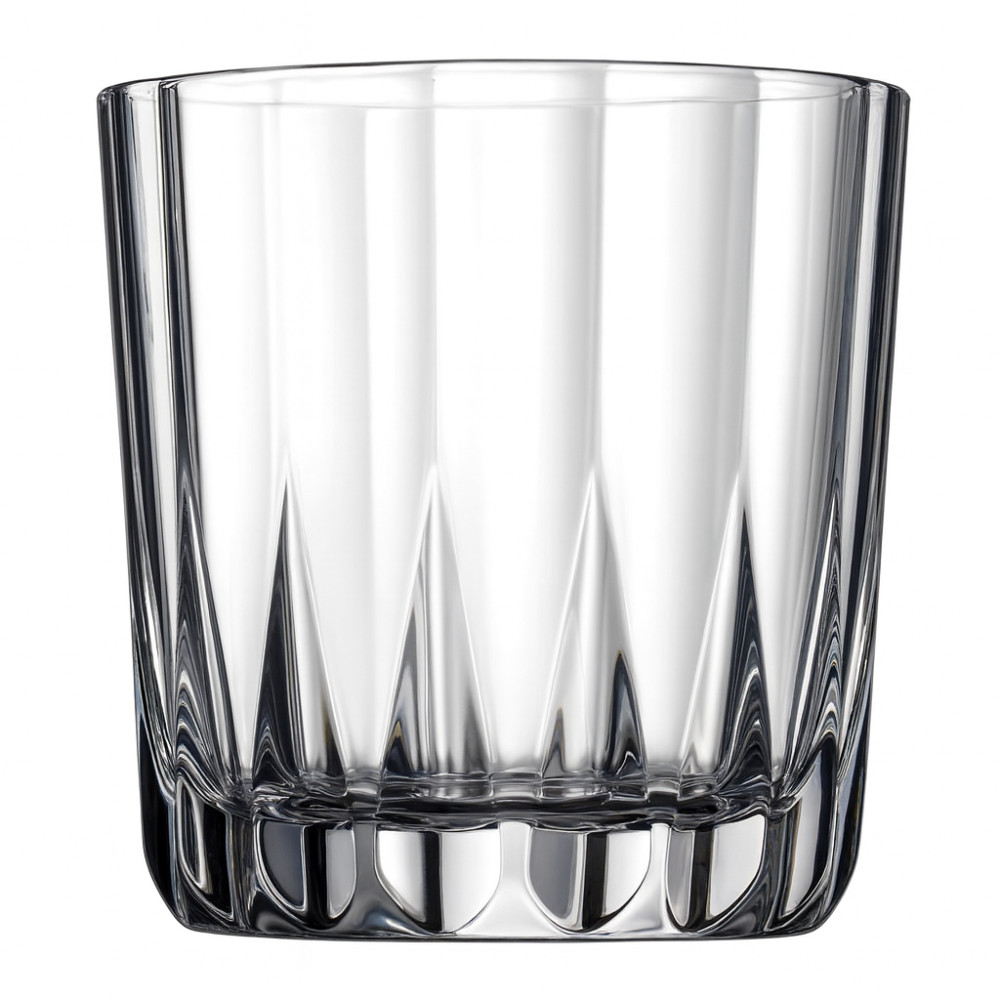 Copo de Whisky Baixo em Vidro Transparente 330ml Ayla Fratelli Resistente Drinks Coquetéis Bebidas