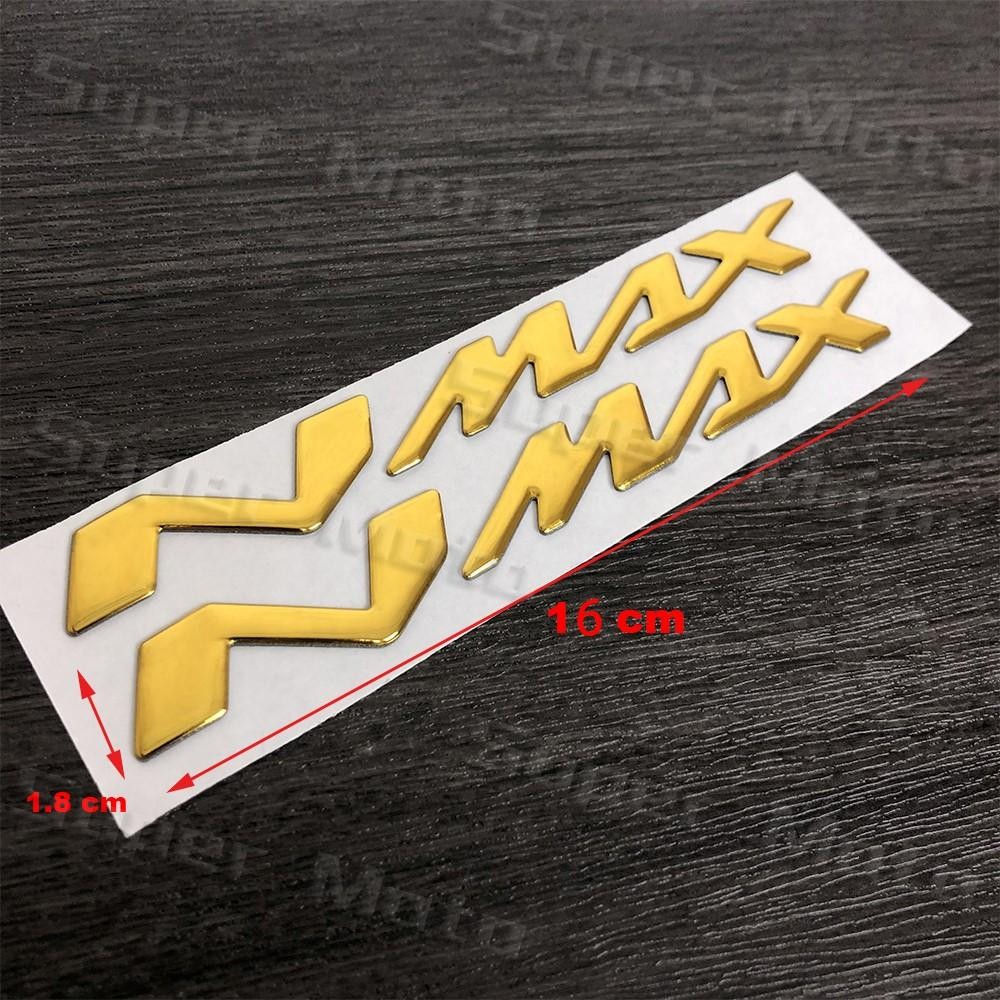 Para Yamaha n-MAX125 max150 max155 nmax160 cc Abs max 3D Motocicleta Adesivo Scooter Emblema Logotipo Decalque Acessório — imagem 2 de 2