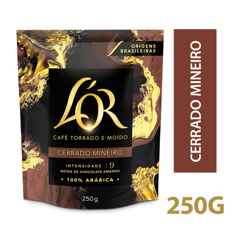 Café Torrado e Moído L'OR Cerrado Mineiro 250g
