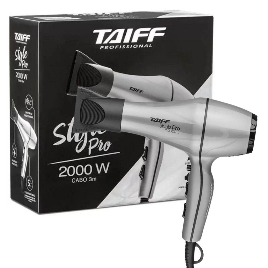 TAIFF SECADOR STYLE PRO 2000W PRATA 220V