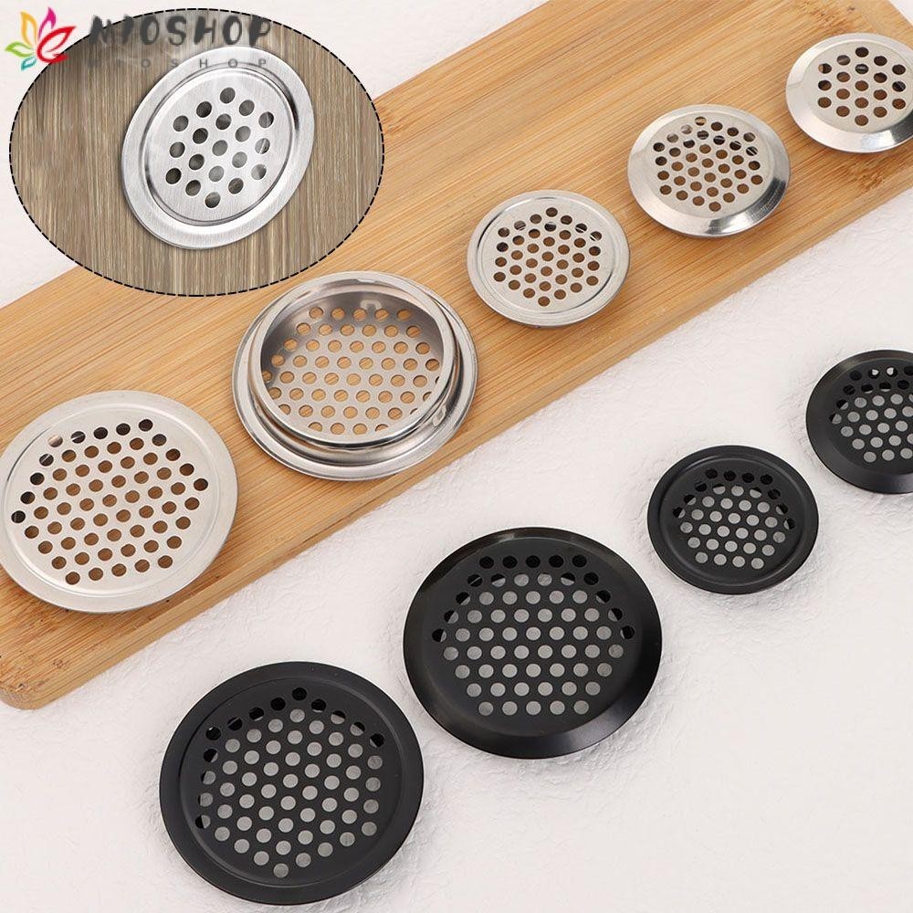 MIOSHOP 10 Peças Decoração De Ventilação De Ar Armário Sapato Acessórios De Guarda-Roupa De Aço Inoxidável Grelha De Ven