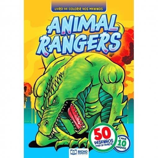 50 Páginas para Colorir: Animal Rangers - Books & Magazines