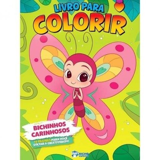 Livro para Colorir Meninas: Bichinhos Carinhosos em Oferta na Shopee