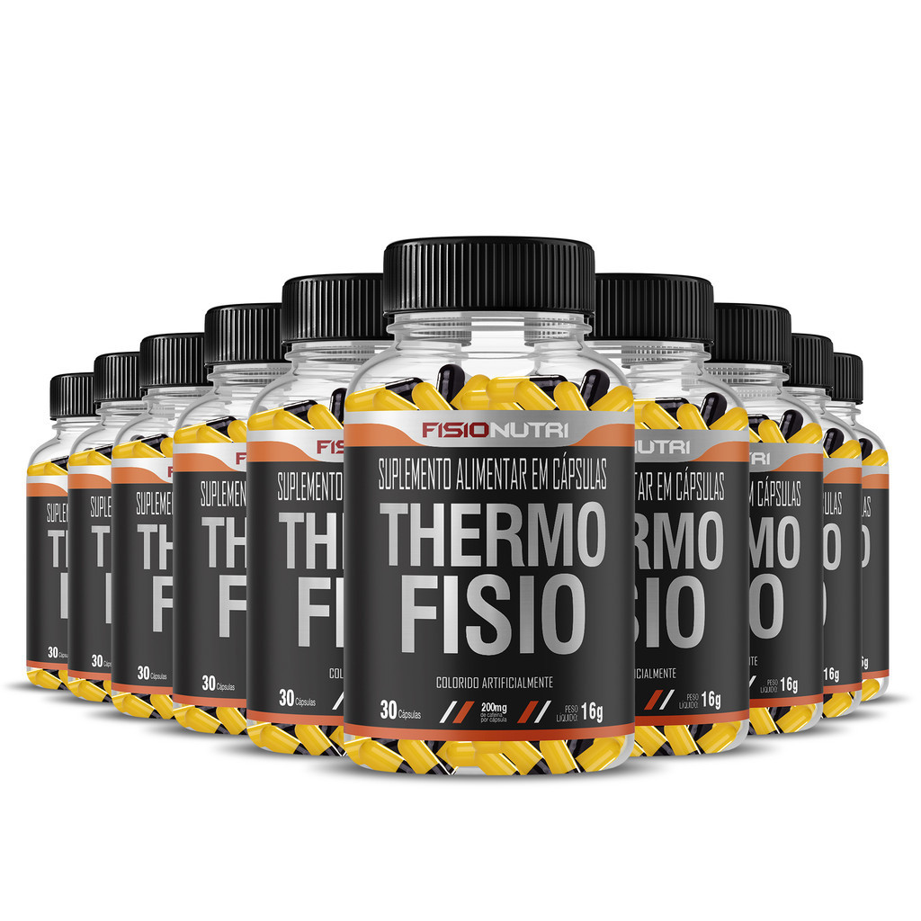 10x THERMO FISIO 30 CAPSULAS FISIO NUTRI