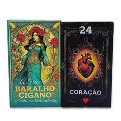 Força do Baralho Cigano Espiritual 36 Cartas Tarô c/ Manual