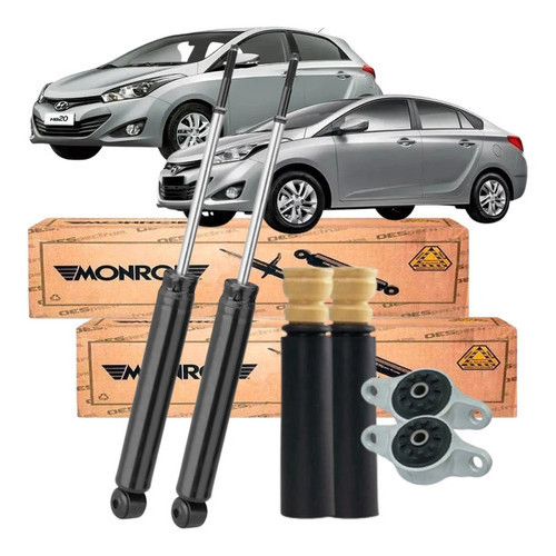 Kit Amortecedor Traseiro Original Monre Hb20 / Hb20s 1.0 1.6 2012 2013 2014 2015 em Oferta na Shopee