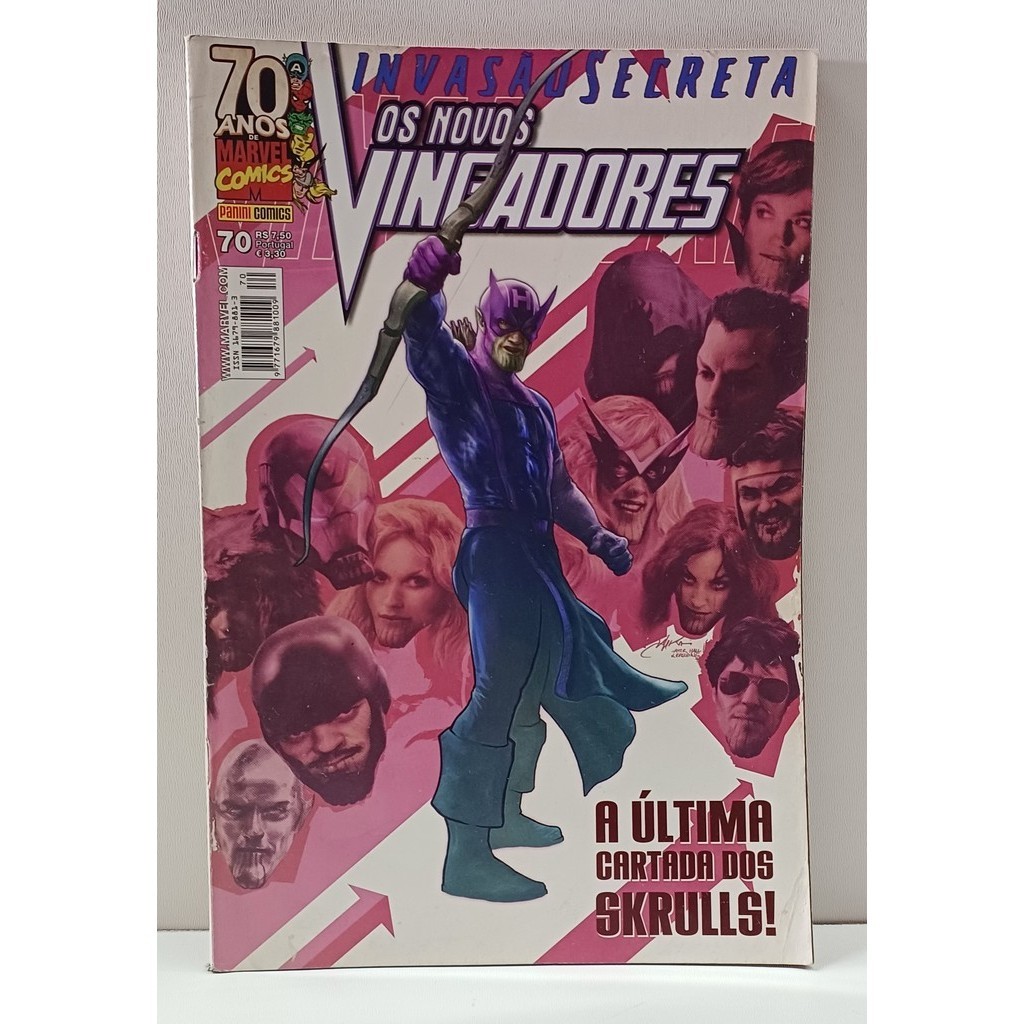 Hq Os Novos Vingadores Nº 70 - Invasão Secreta