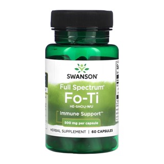 Swanson Fo-ti He-Shou-Wu 500mg 60 Caps Importado em Oferta na Shopee
