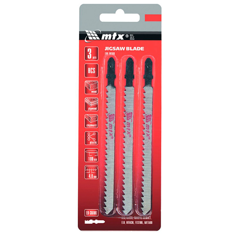 Kit com 3 Pecas Laminas de Serra Tico-Tico 75 x 2,5mm Madeira MTX em Oferta na Shopee
