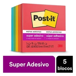 POST-IT Diversao 76MM X 76MM 5 Blocos de 90 Folhas 3M