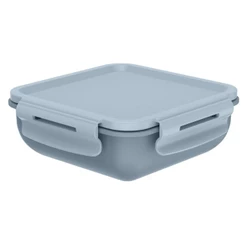 Marmita Hermética Micro-ondas OU Quadrada Marmitou Azul