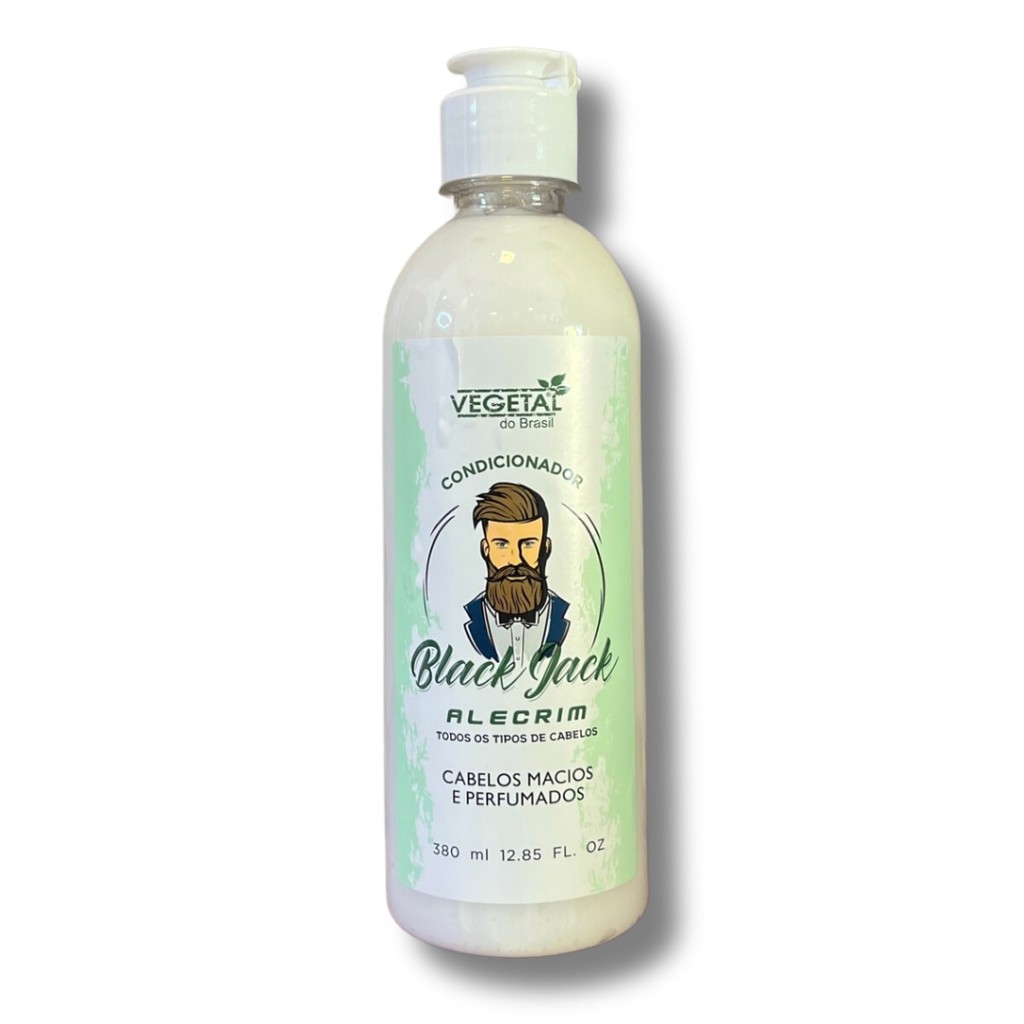 CONDICIONADOR BLACK JACK ALECRIM 380ML VEGETAL DO BRASIL