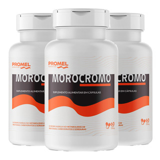 Kit 3x Morocromo 600mg Promel 60 Cápsulas em Oferta na Shopee