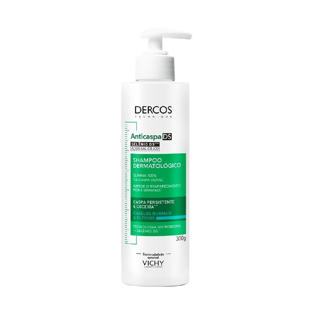 Shampoo Dercos Anticaspa DS Cabelos Normais a Oleosos 300g em Oferta na Shopee