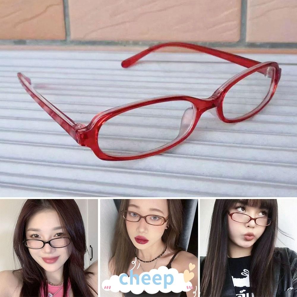 CHEEP Y2K Óculos , De Proteção Dos Olhos Anti-Radiação Quadrada , Clássico Ultralight Frame Eyewear Office em Oferta na Shopee