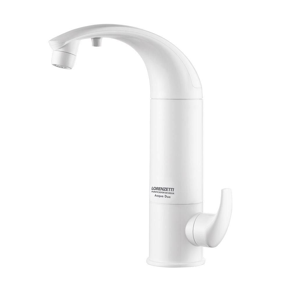 PURIFICADOR DE ÁGUA ACQUA DUE DE MESA BRANCO LORENZETTI 9.9 TORNEIRA COZINHA