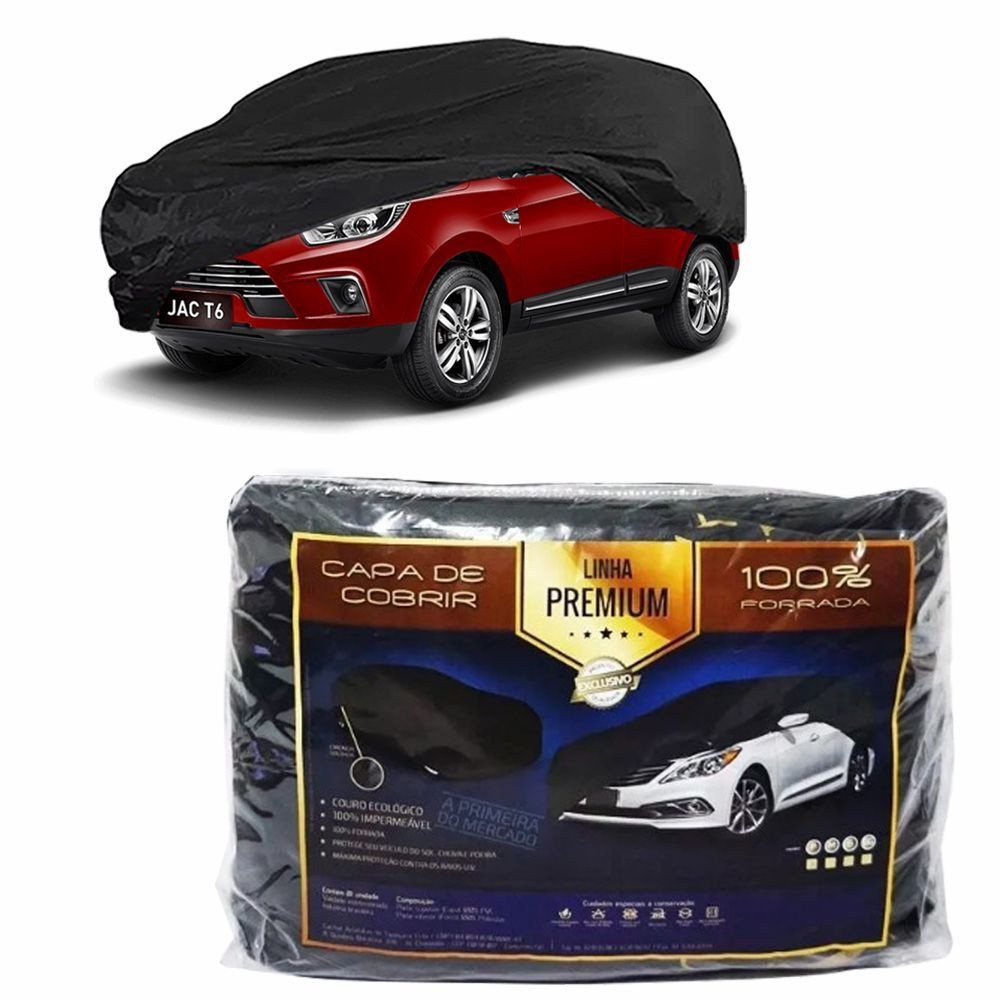 Capa Couro cobrir Jac Motors T6 Impermeável Forrada (XG312)
