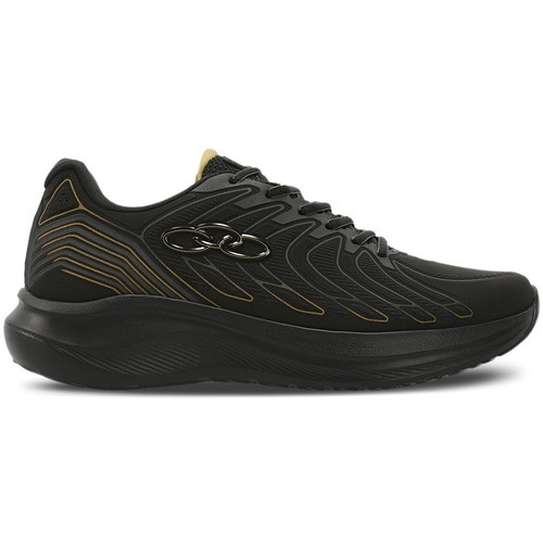 Tenis Masculino Olympikus Volcan 2 Preto/Dourado Lançamento