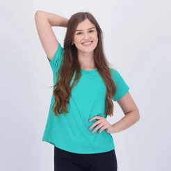 Camiseta Selene Basic Feminina Verde