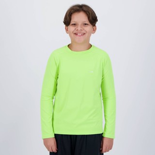 Camiseta Selene Manga Longa Proteção UV50+ Juvenil Verde Neon em Oferta na Shopee