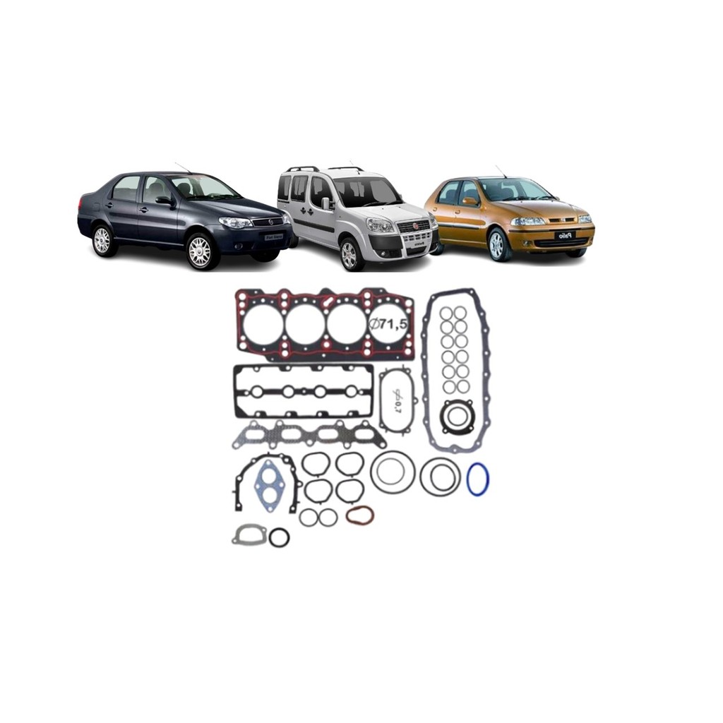 Jogo Junta Motor Fiat Doblo Palio Siena Fire 1.0/1.3 16v em Oferta na Shopee