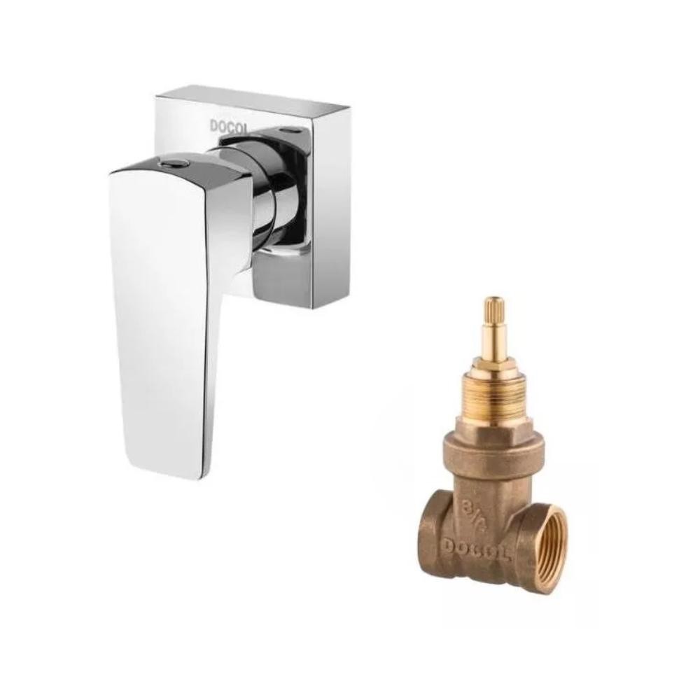 Acabamento Lift Cromado e Base Registro de Gaveta 3/4 Docol em Oferta na Shopee