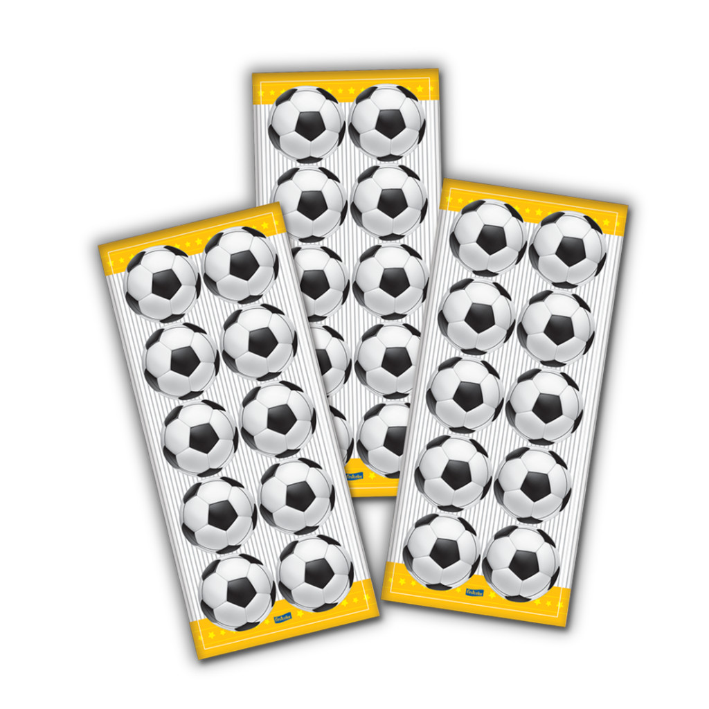 30~150 ADESIVO REDONDO FUTEBOL  FESTCOLOR