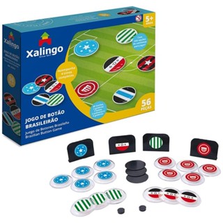 Jogo de Futebol Botão Brasileirão com 6 opções de Time Xalingo - 07209 em Oferta na Shopee