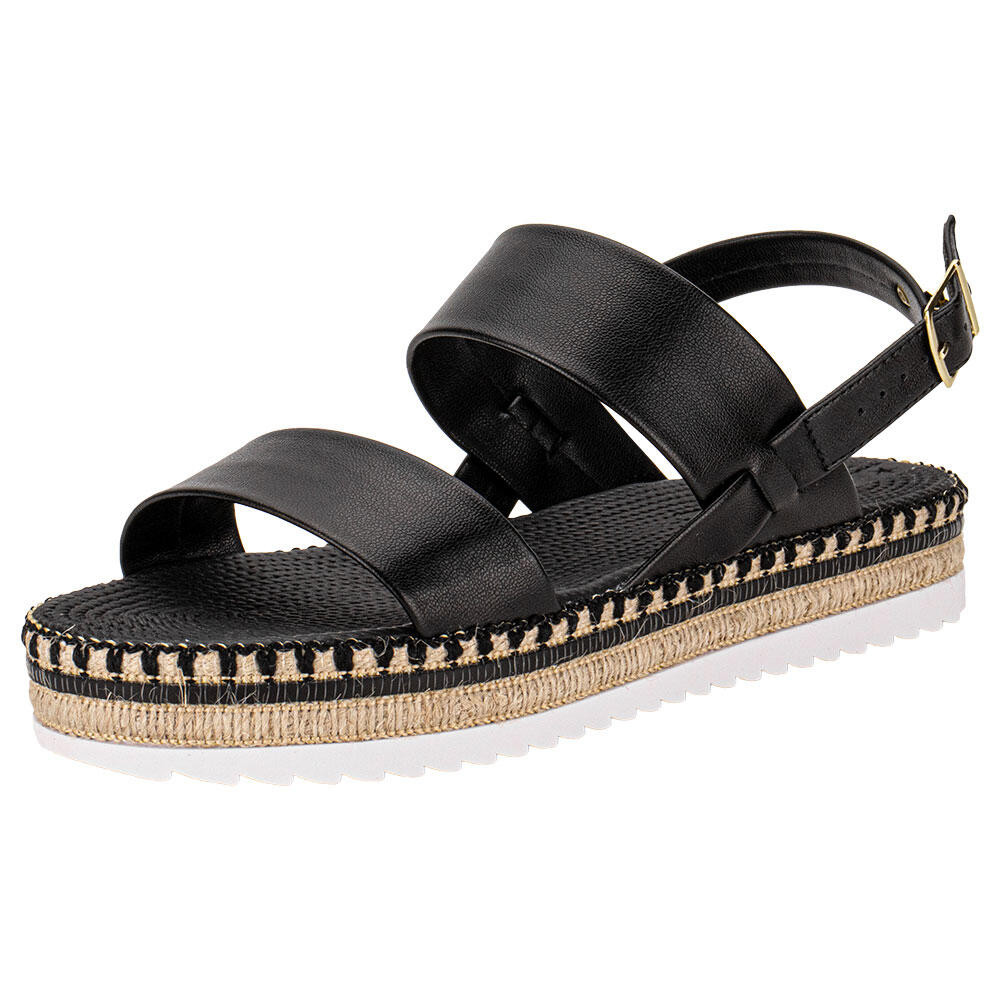 Sandália Feminina Flat Moleca 5447518 em Oferta na Shopee