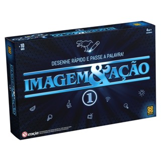 JOGO IMAGEM E AÇÃO 1 GROW BRINQUEDO DE MESA DIVERSÃO DESENHAR TABULEIRO GAME ADVINHA PERGUNTA CARTAS em Oferta na Shopee