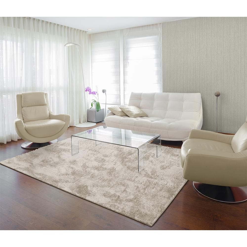 Tapete Para Sala Foffo Bege 2,00x2,50 São Carlos em Oferta na Shopee