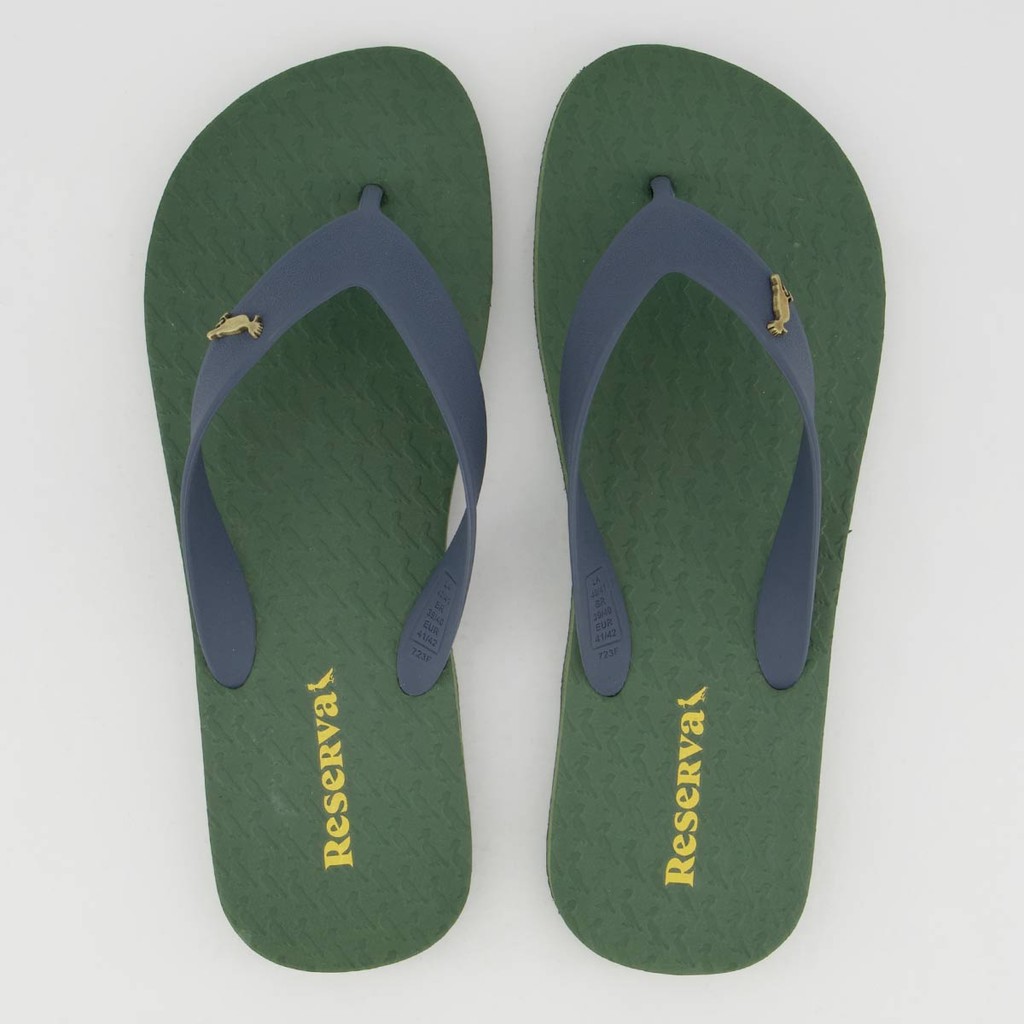Chinelo Reserva Trancoso Logo Verde - Men Shoes