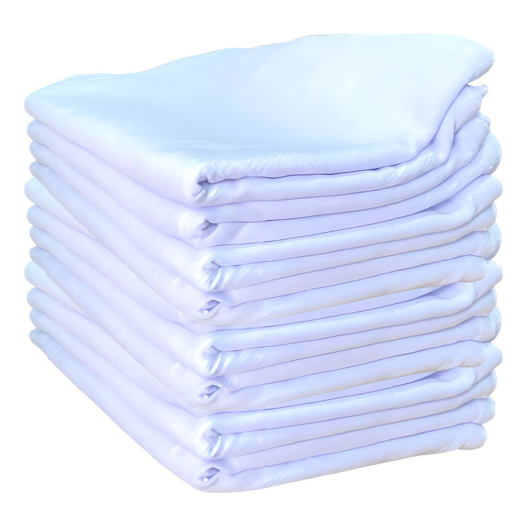 Pano De Prato Branco O Legitimo Kit Com 10 Peças Cor Pano Branco Liso Pé de Galinha Tecido Grosso em Oferta na Shopee