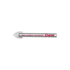 Broca 6,5 mm Furar Vidro Porcelanato Perfuraçao Piso Azulejo