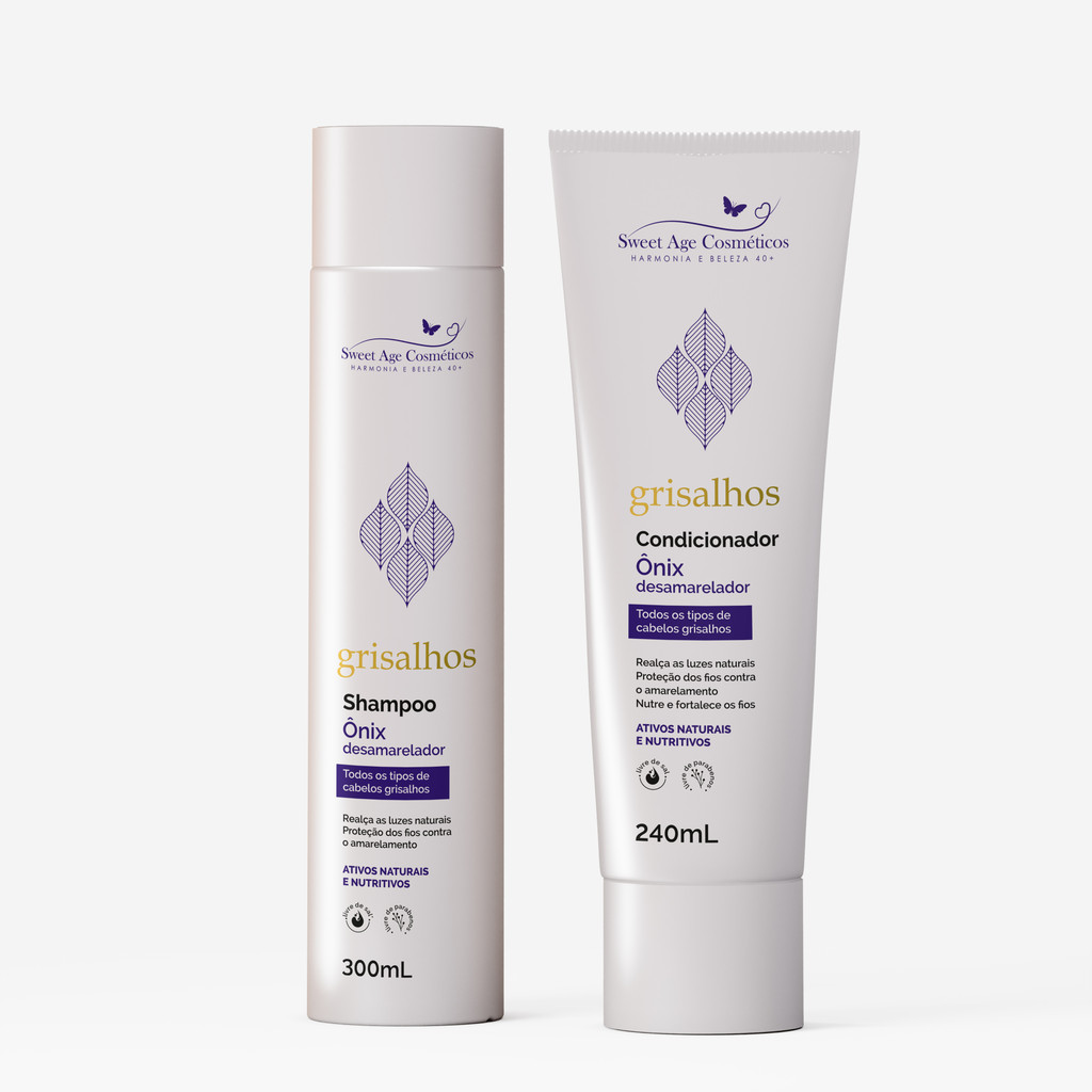Kit Básico Desamarelador ONIX - Grisalhos e Brancos