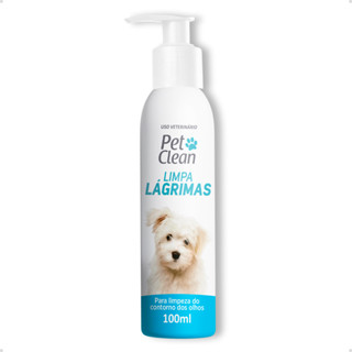 Limpador de Lágrimas Ácidas Manchas Olhos para Cachorro e Gato Pet Clean 100ml em Oferta na Shopee