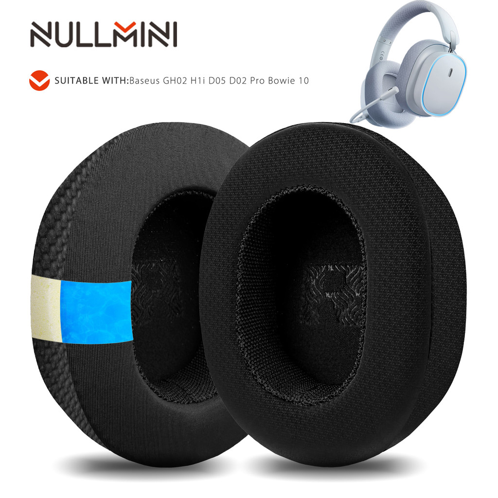 Nullmini Substituição Earpads Para Baseus GH02 H1i D05 D02 Pro Bowie 10 Fones De Ouvido Gel Resfriamento Earmuffs