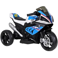 Moto Elétrica Infantil BMW HP4 6V Azul e Branco BEL