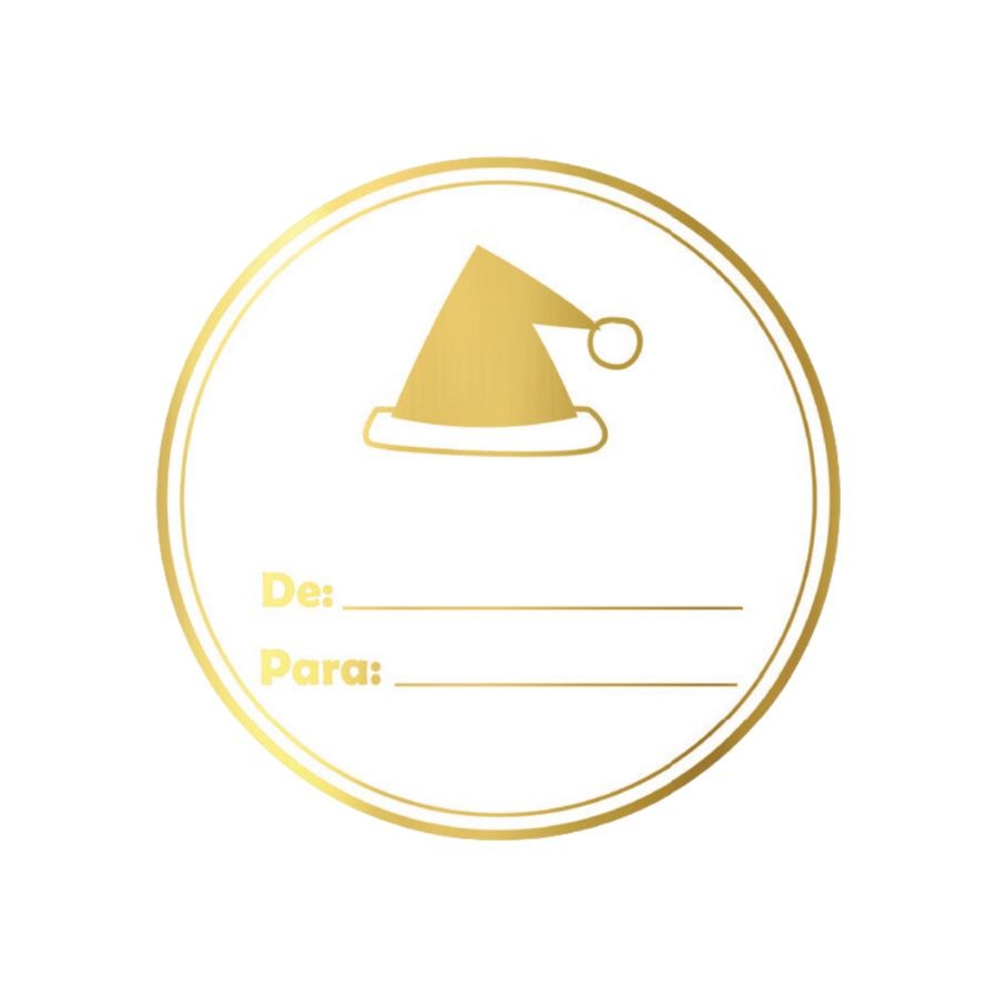 Adesivo "De/ Para Natal" - Ref 2051 - Hot Samping - 50 unidades - Stickr - Rizzo