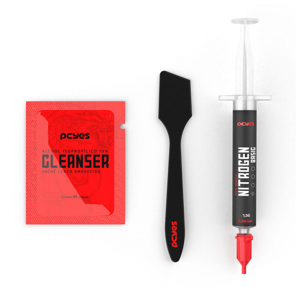 Pasta Térmica Nitrogen Basic Pcyes 5.5w/m-k PCYNB1555 - 1.5g em Oferta na Shopee